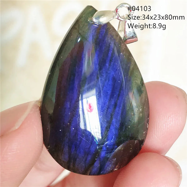 Blue Light Labradorite Pendant-ToShay.org