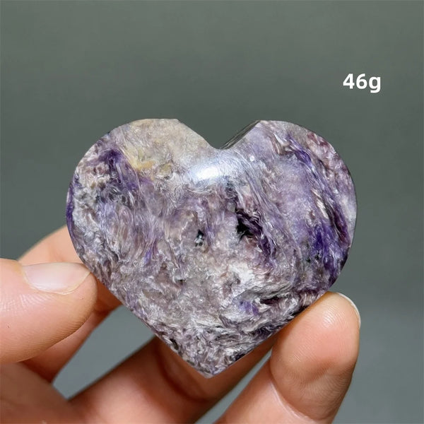 Purple Dragon Crystal Heart-ToShay.org