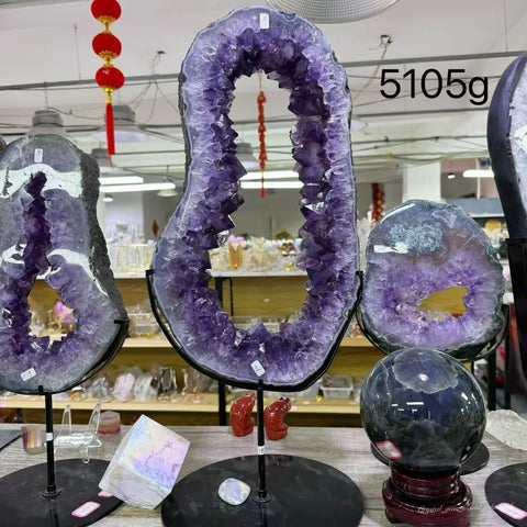 Purple Amethyst Geode Portal-ToShay.org