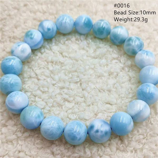 Blue Larimar Bead Bracelet-ToShay.org