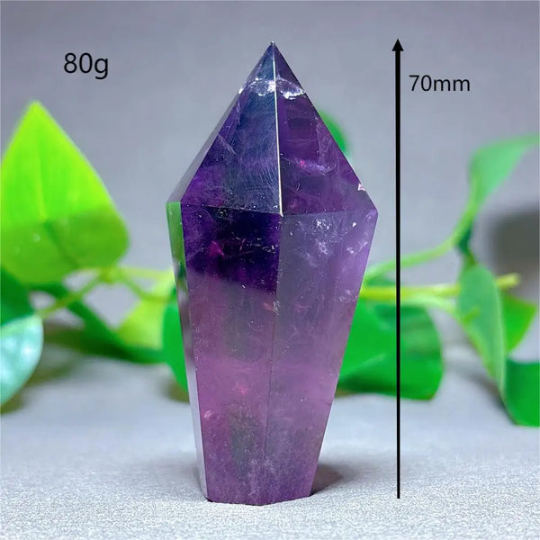 Purple Amethyst Wand Point-ToShay.org