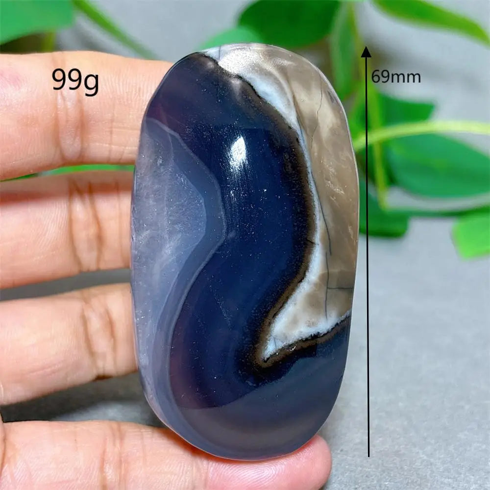 Fire Agate Palm Stone-ToShay.org