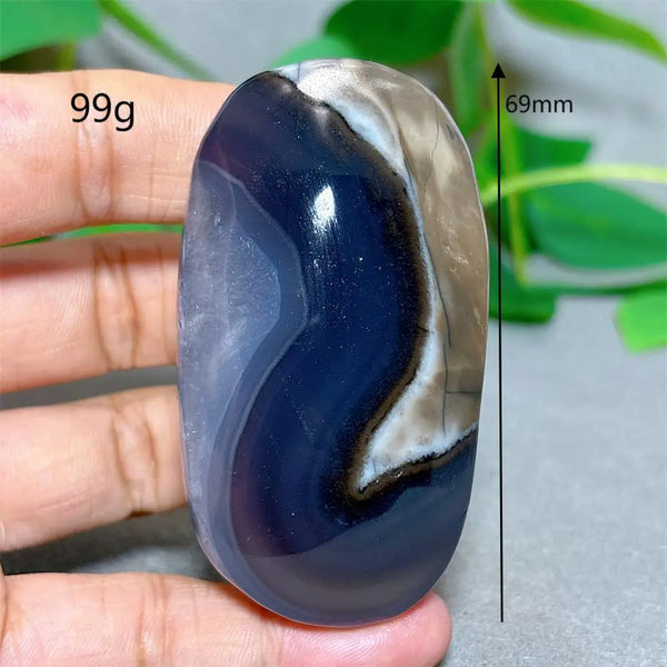 Fire Agate Palm Stone-ToShay.org