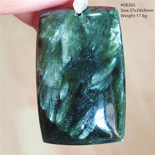 Green Seraphinite Pendant-ToShay.org