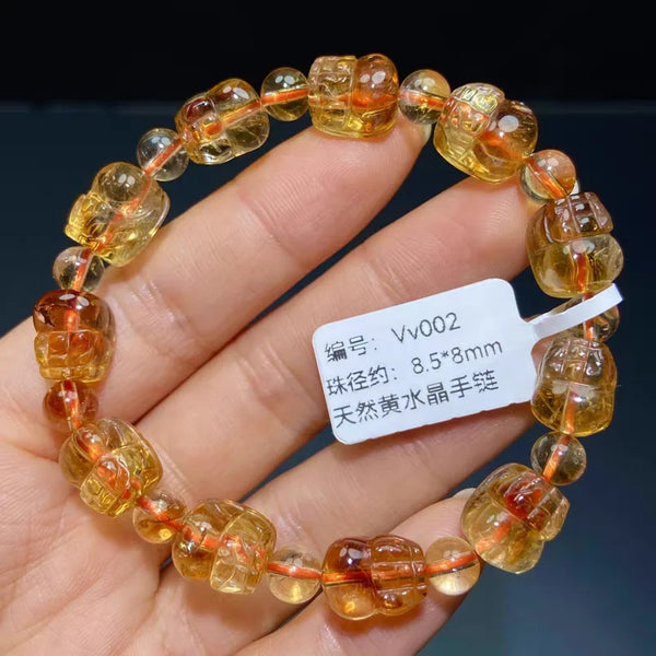Yellow Citrine Pi Xiu Bracelet-ToShay.org