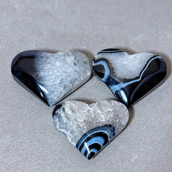 Black Agate Hearts-ToShay.org