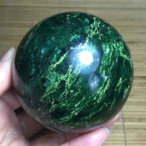 Green Emerald Quartz Ball-ToShay.org
