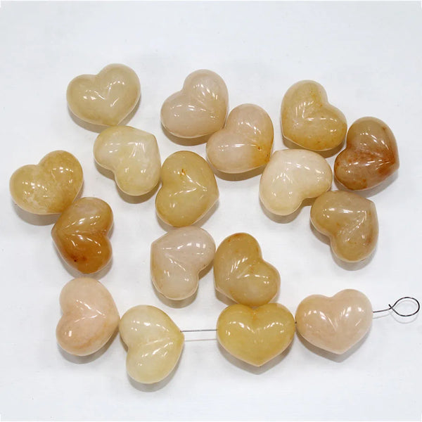Mixed Quartz Crystal Hearts-ToShay.org