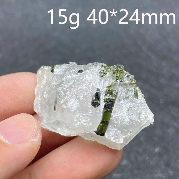 Green Tourmaline Crystal-ToShay.org