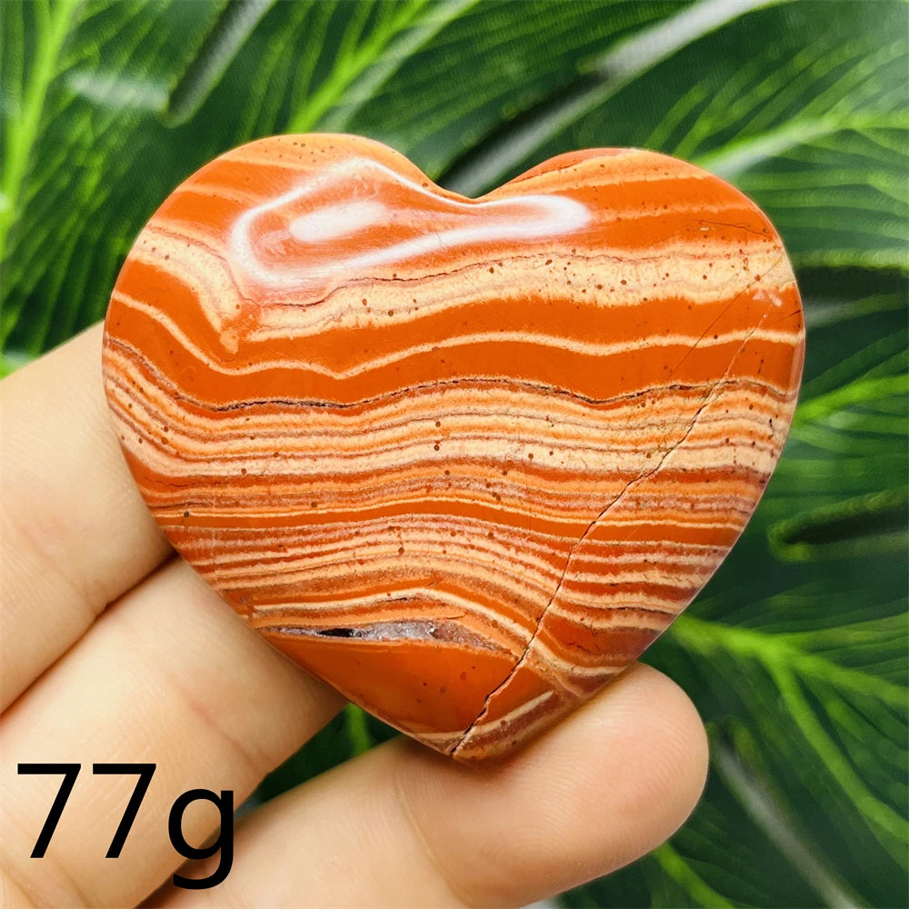 Red Jade Agate Heart-ToShay.org