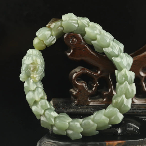 Green Jade Dragon Bracelet-ToShay.org