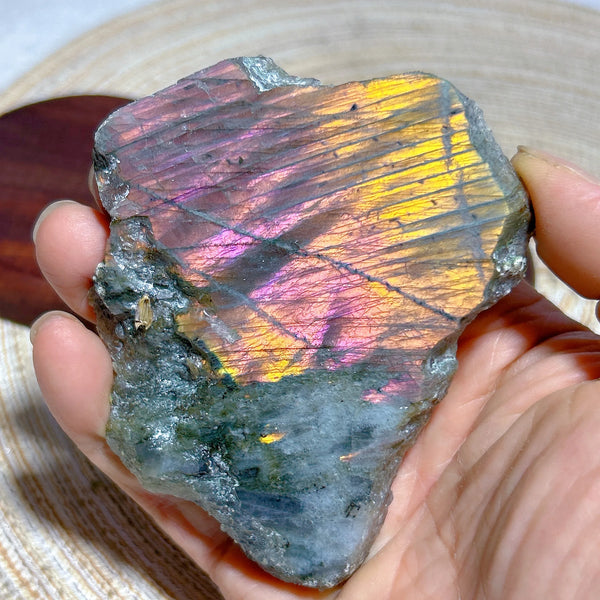 Purple Labradorite Slab-ToShay.org