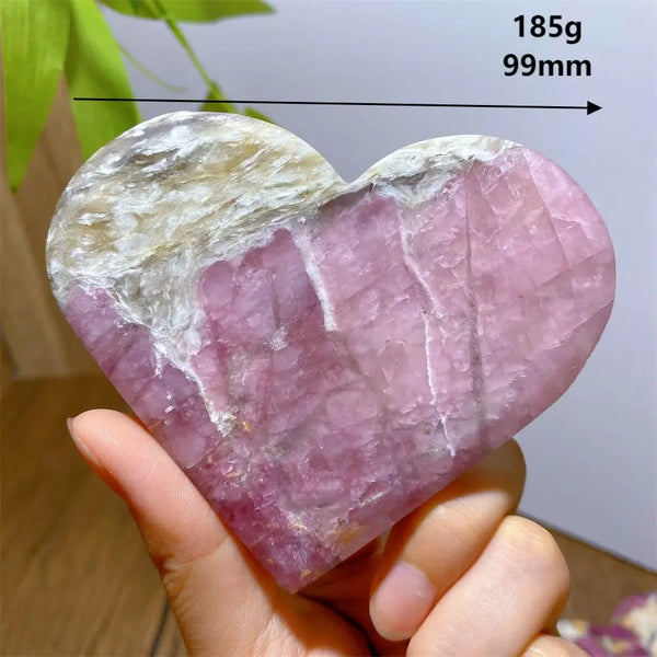 Pink Unicorn Tourmaline Heart-ToShay.org