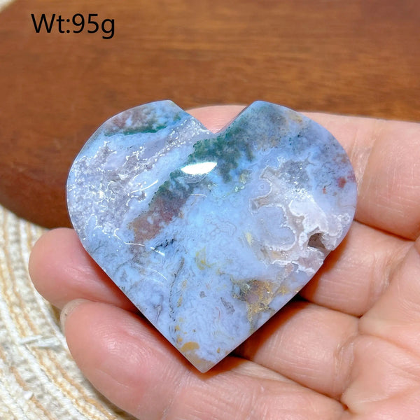 Green Moss Agate Heart-ToShay.org