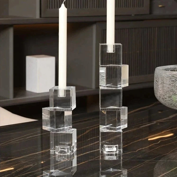Crystal Candlestick Holders-ToShay.org