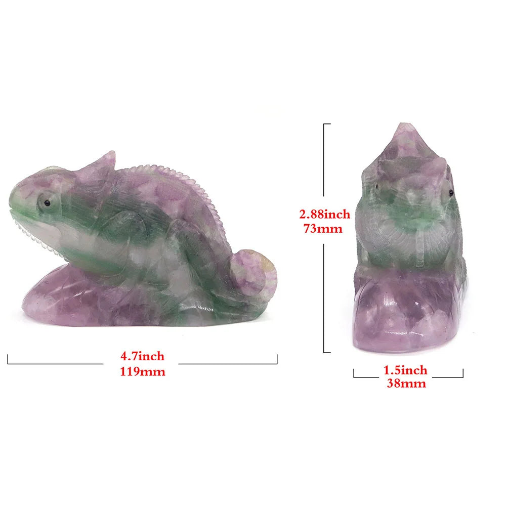 Rainbow Fluorite Lizard-ToShay.org
