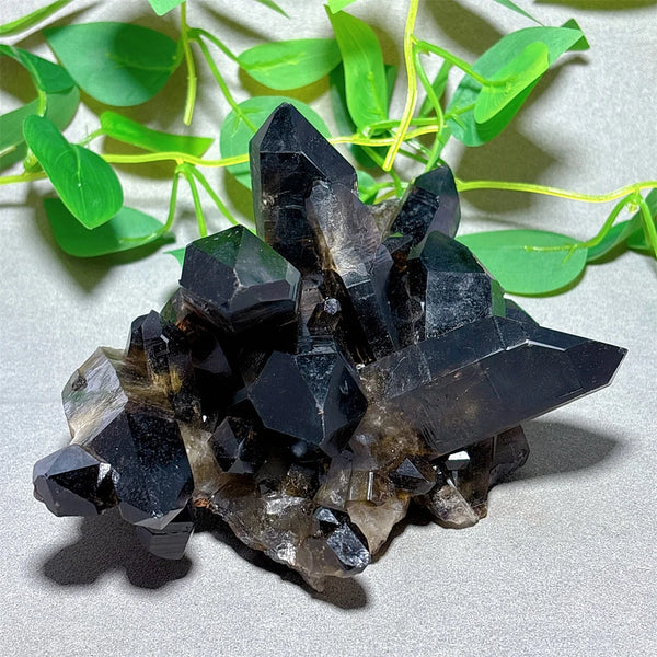 Black Quartz Cluster-ToShay.org