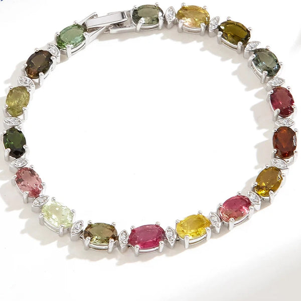 Mixed Tourmaline Bracelet-ToShay.org
