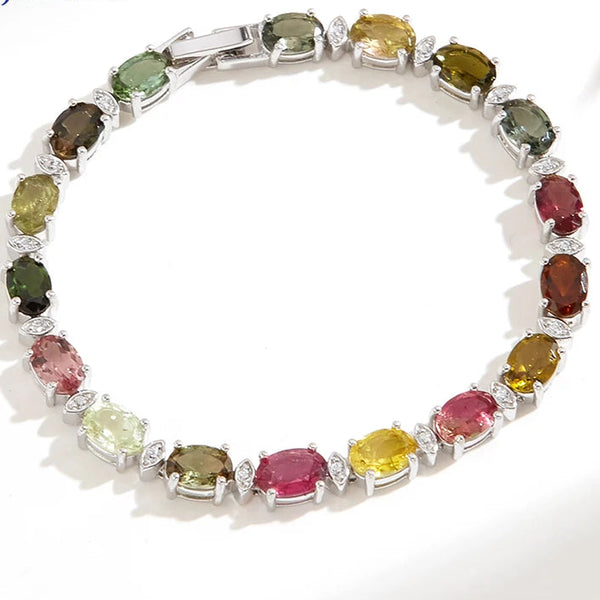 Mixed Tourmaline Bracelet-ToShay.org