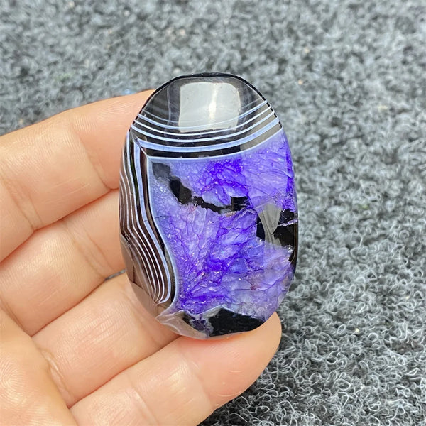 Purple Black Amethyst Agate-ToShay.org