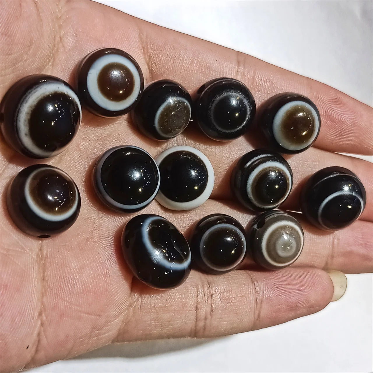 Black White Sheep Eye Agate-ToShay.org