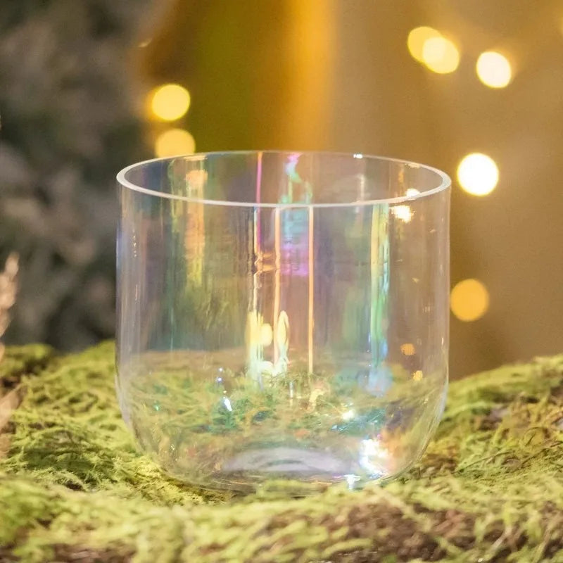 432Hz Crystal Singing Bowl Meditation Yoga Sound Bowl Transparent Singing Bowls Sound Healing Professional Percussion Instrument-ToShay.org