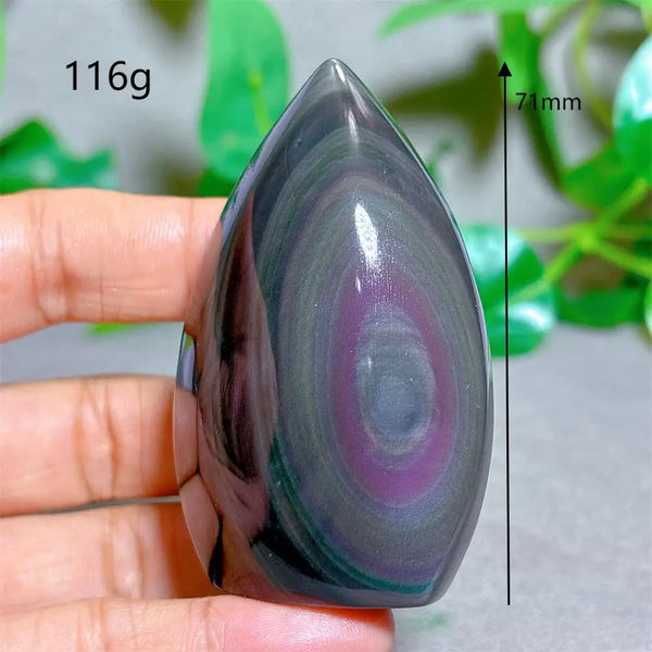 Rainbow Obsidian Torch-ToShay.org