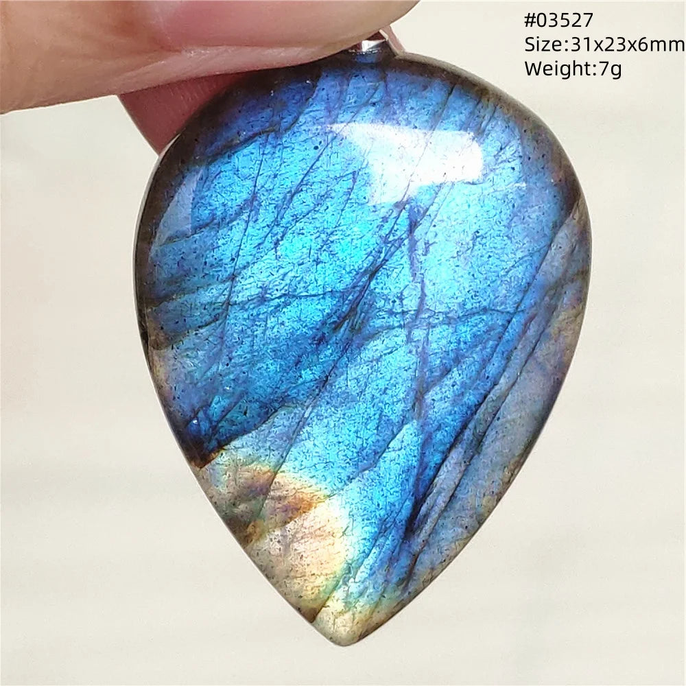 Blue Purple Labradorite Pendant-ToShay.org