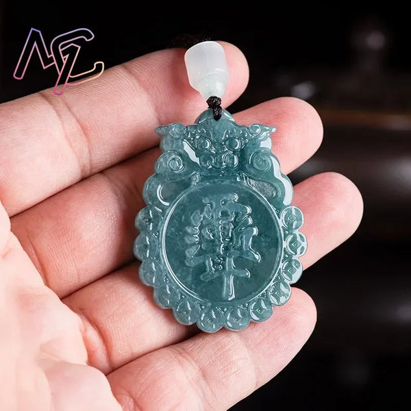 Blue Jade Tai Chi Pendant-ToShay.org
