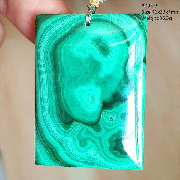 Green Malachite Chrysocolla Pendant-ToShay.org