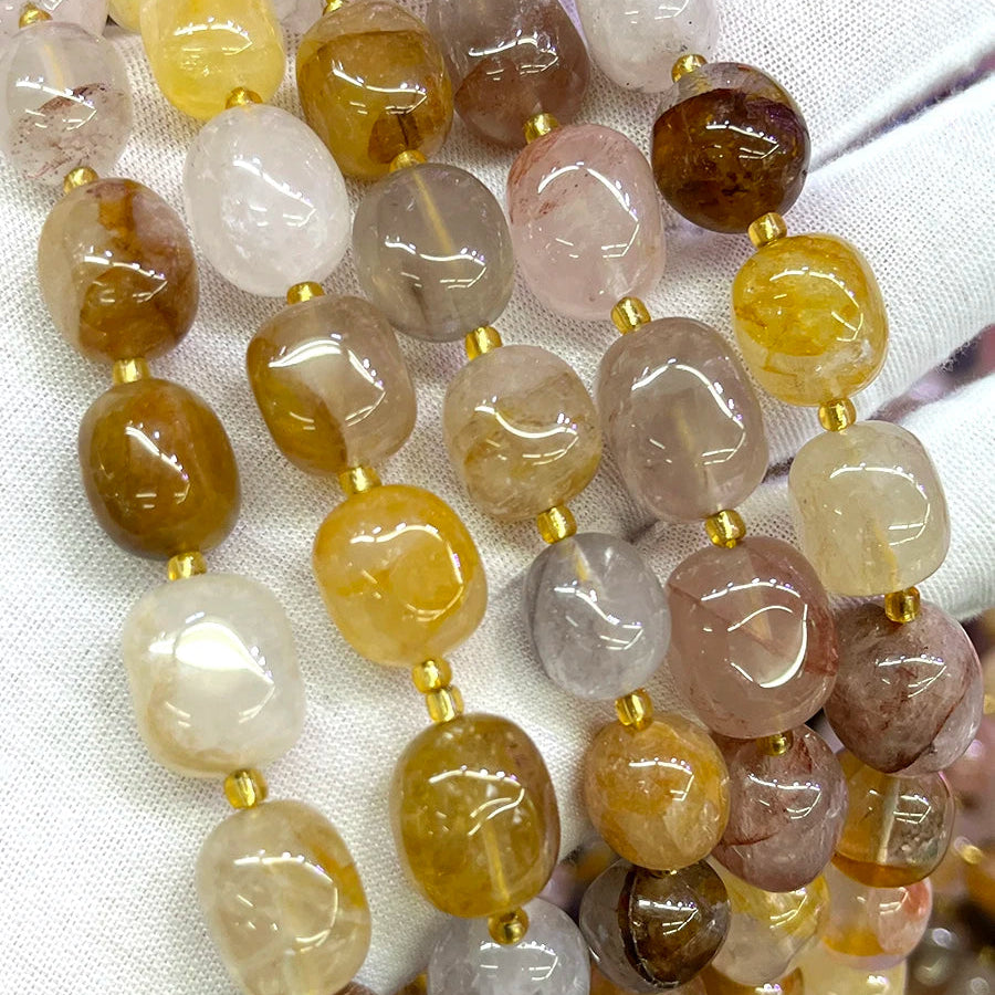 Yellow Gum Flower Beads-ToShay.org