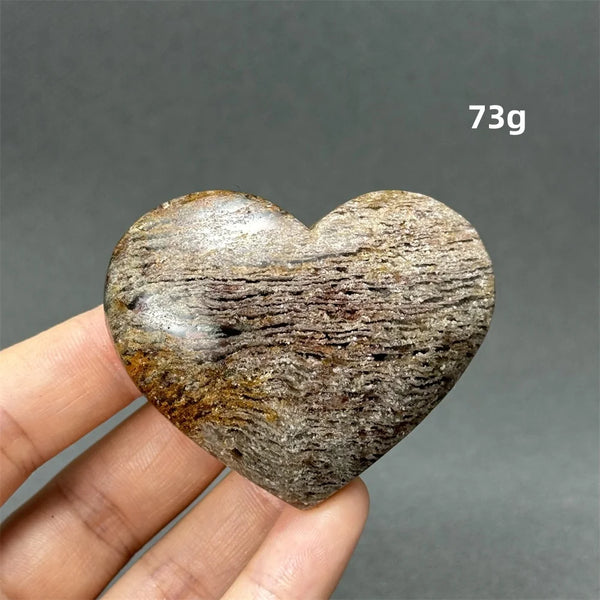 Green Ghost Quartz Heart-ToShay.org