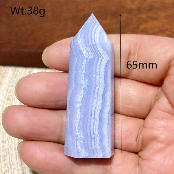 Blue Lace Agate Point-ToShay.org