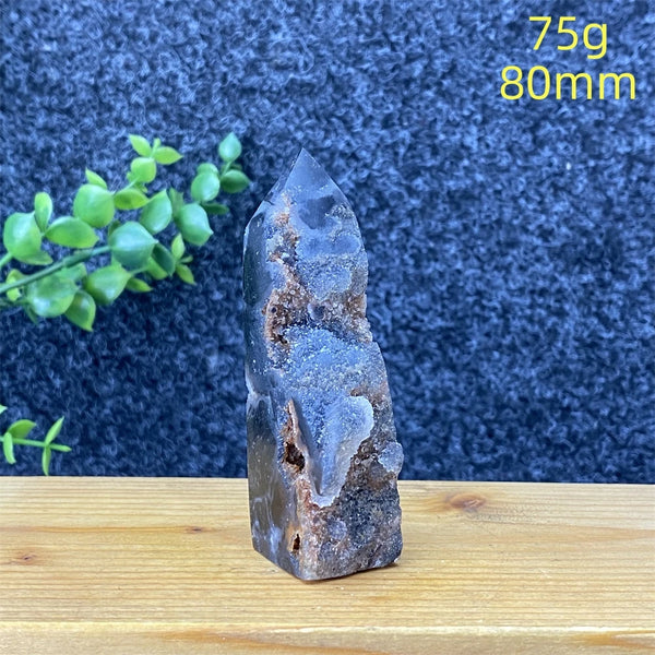 Purple Sphalerite Geode Tower-ToShay.org