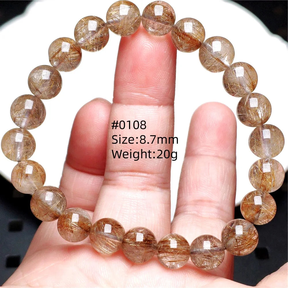Silver Rutilated Quartz Bracelet-ToShay.org