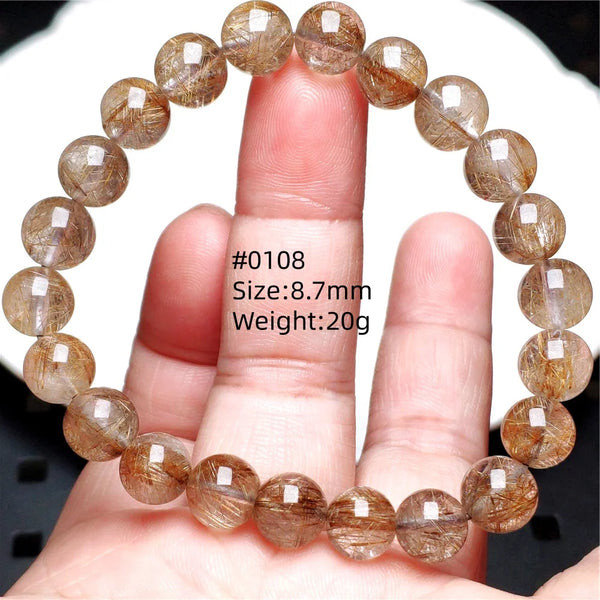 Silver Rutilated Quartz Bracelet-ToShay.org
