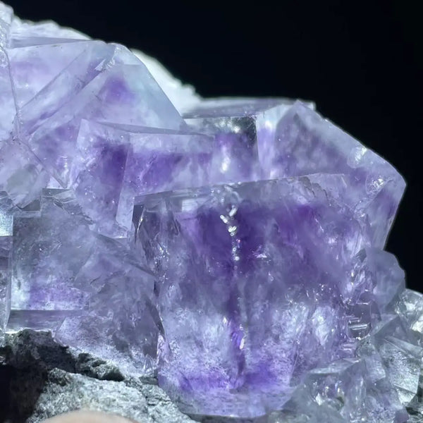 Purple Phantom Fluorite Quartz-ToShay.org