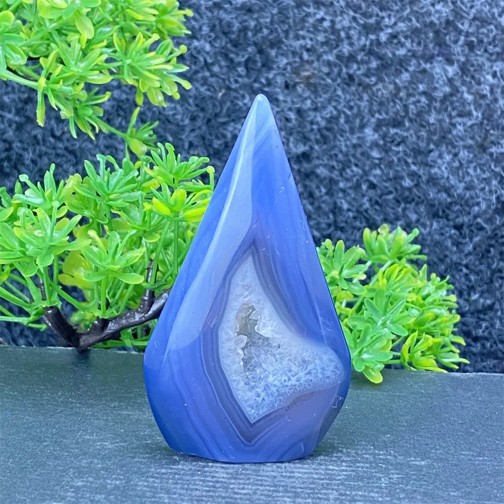 Blue Lace Agate Torch-ToShay.org