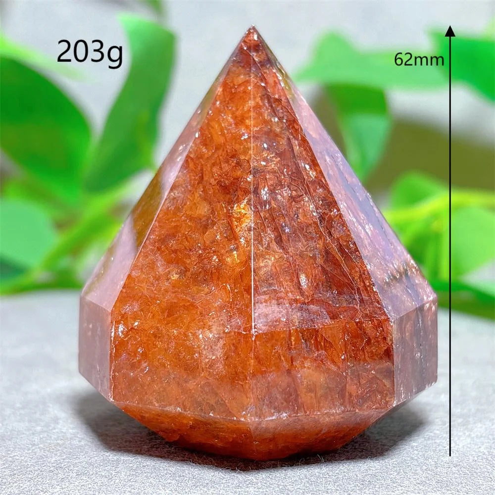 Red Fire Quartz Diamond-ToShay.org