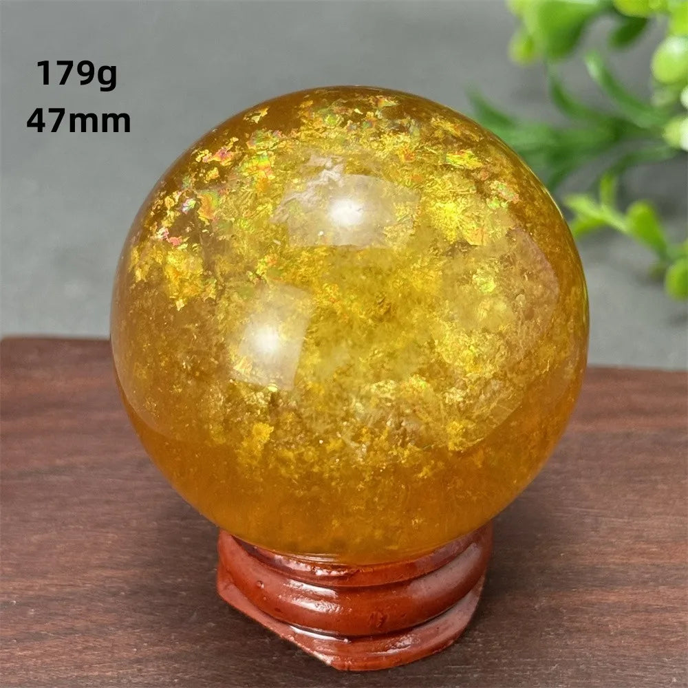 Gold Lepidolite Ball-ToShay.org