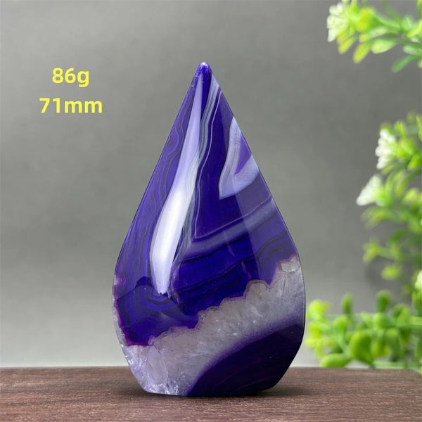 Purple Agate Torch-ToShay.org