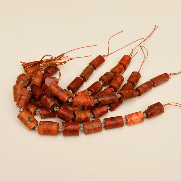 Red Orange Coral Beads-ToShay.org