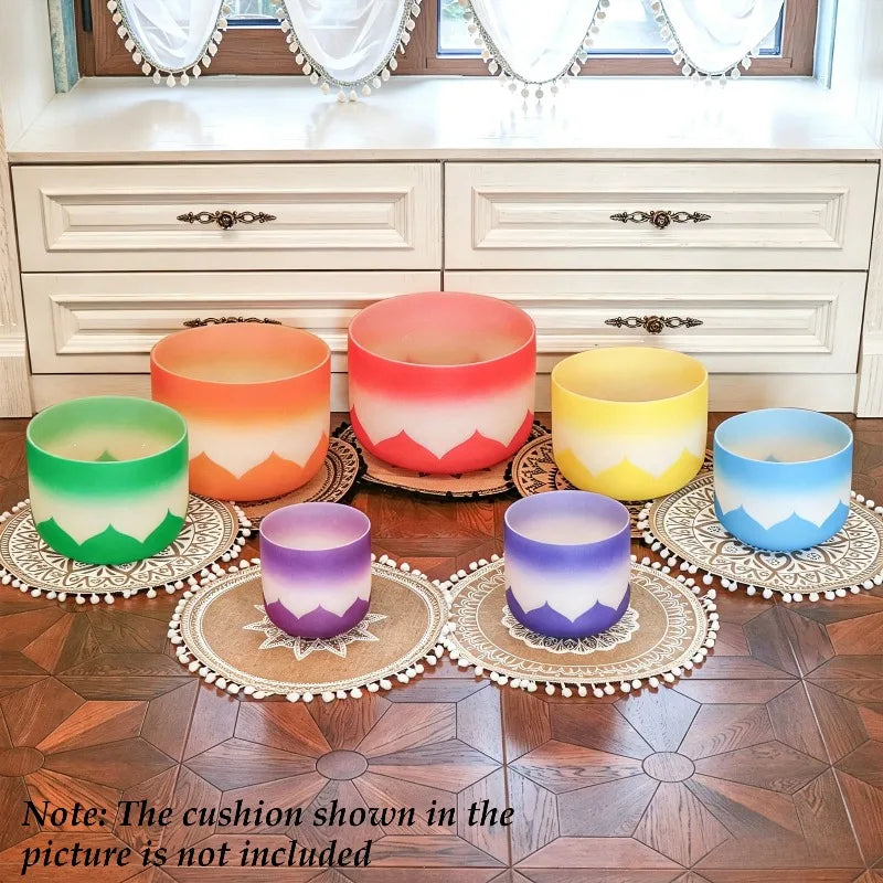 Frosted Crystal Singing Bowls-ToShay.org
