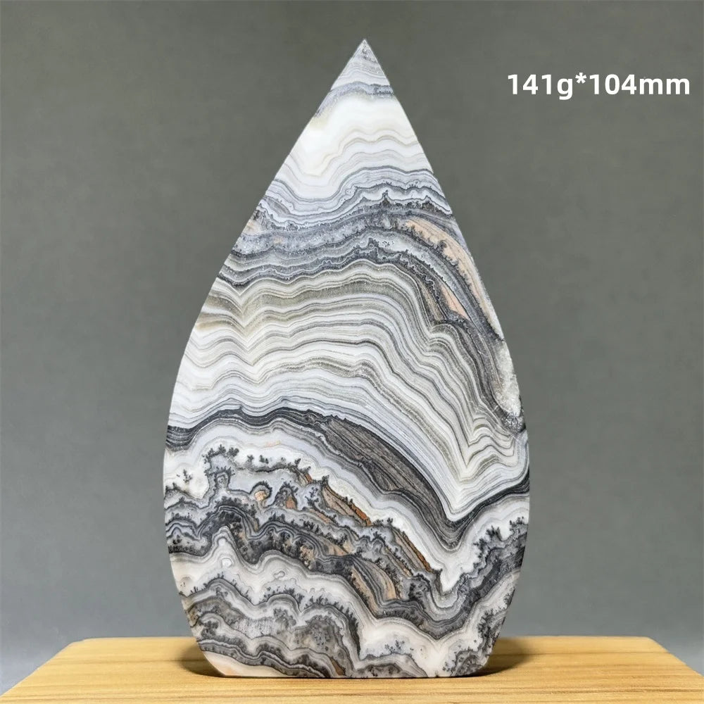 Black Striped Agate Torch-ToShay.org
