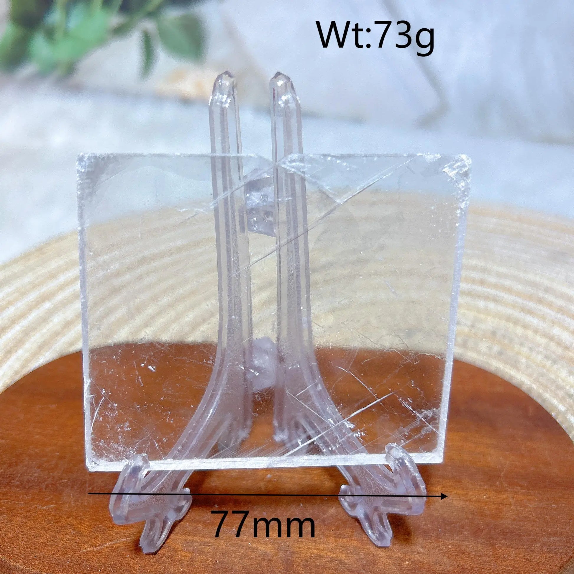 Clear Selenite Slices-ToShay.org
