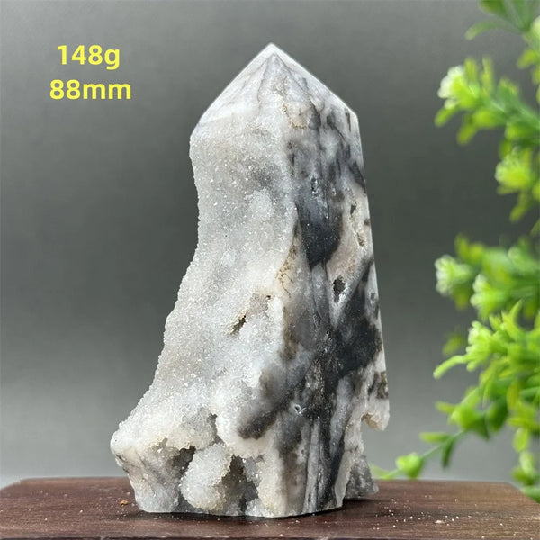 Purple Sphalerite Geode Obelisk-ToShay.org