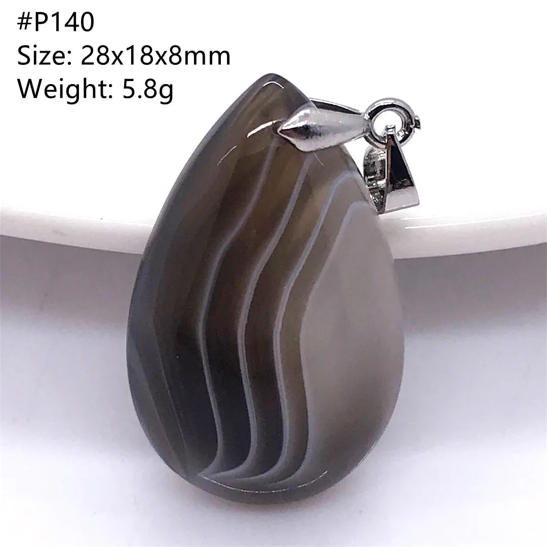 Black Lace Agate Pendant-ToShay.org