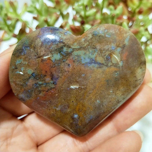 Green Moss Agate Heart-ToShay.org