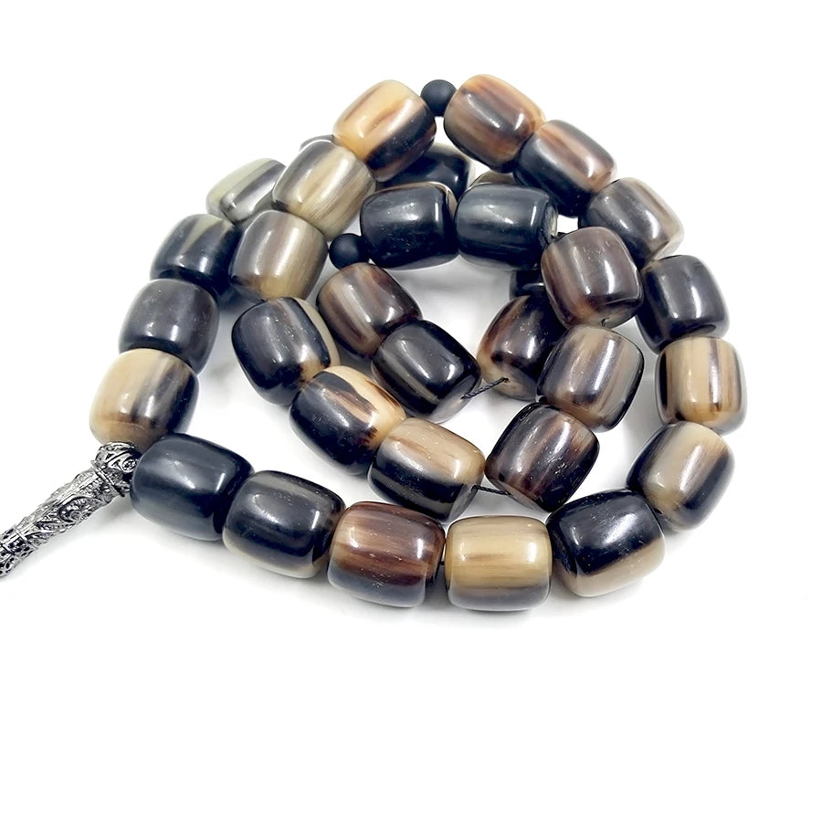 Brown Ox Horn Bead Tasbih-ToShay.org