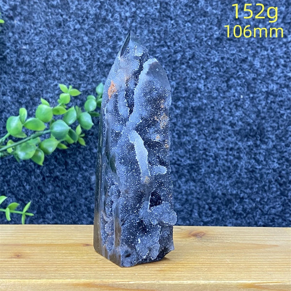 Purple Sphalerite Geode Point-ToShay.org